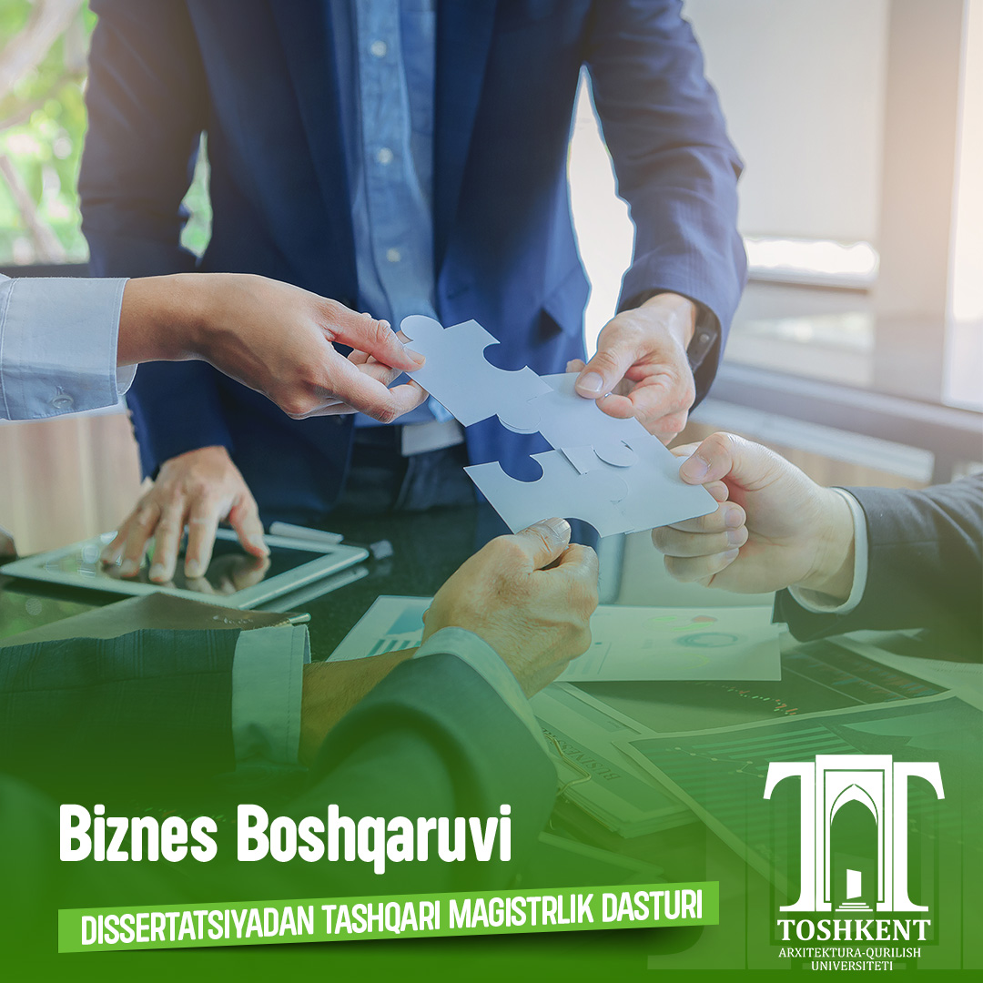 Dissertatsiya Bilan Biznes Boshqaruvi Magistrlik Dasturi